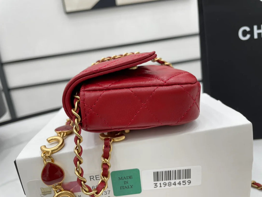 Distressed Red Women's Bags W80023