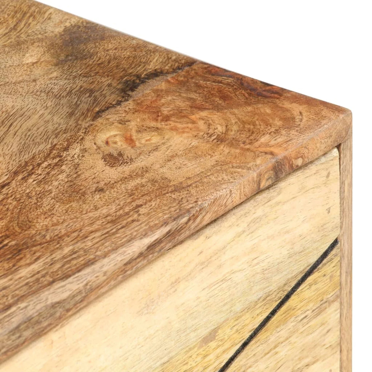 Solid Mango Wood Bedside Cabinet I83689
