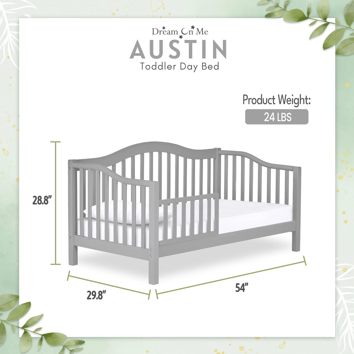 Pebble Grey Toddler Day Bed G57245