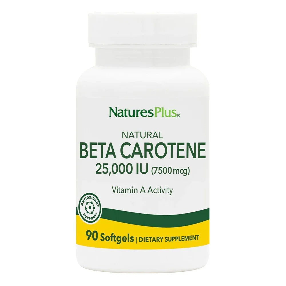 Natural Beta Carotene 25000 IU 90 Softgels X28072