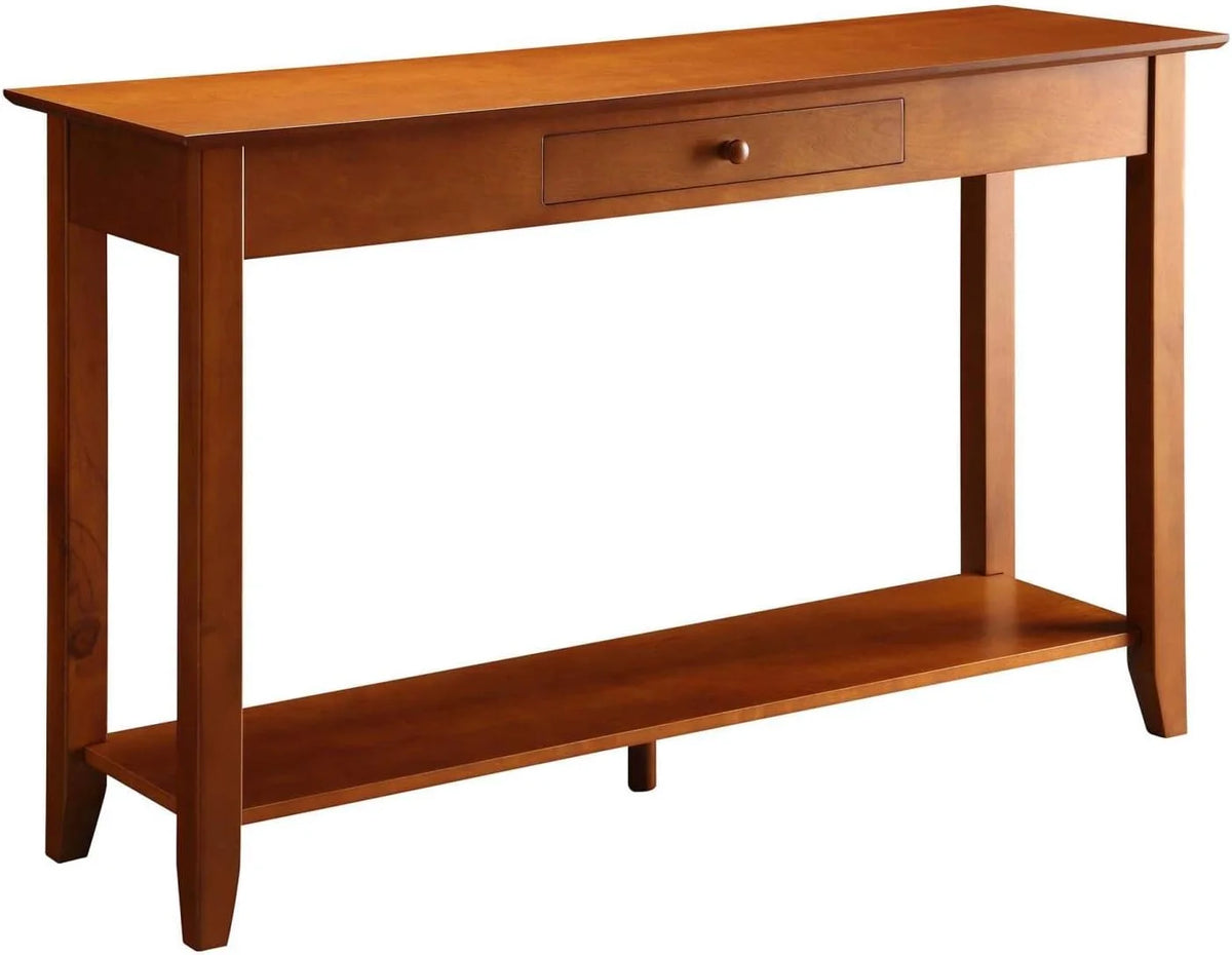 Cherry Console Table With Drawer Q4243