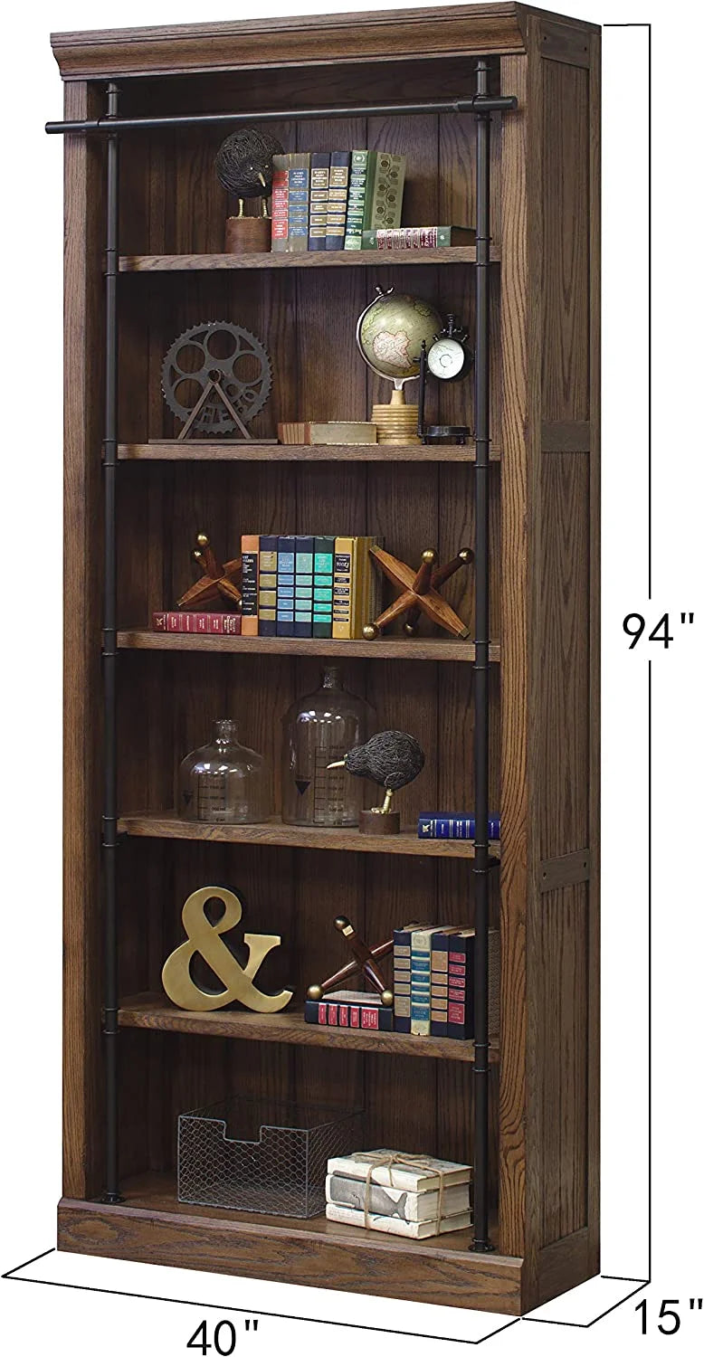 Fully Assembled Brown Bookcase E7150