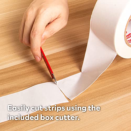 Double Sided Carpet Tape 2 Inch x 30 Yards Residue-Free T15165