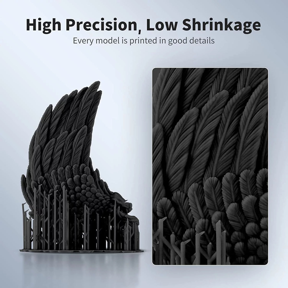 Water Washable 405nm UV-Curing 3D Printer Resin 5KG V397
