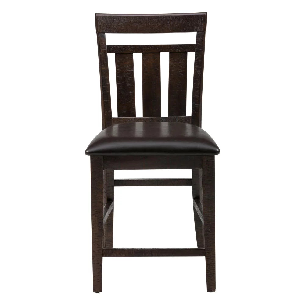 Solid Acacia Upholstered Barstool Set of 2 V115209