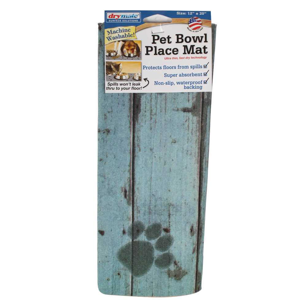 Pet Bowl Placemat Dog & Cat Food Feeding Mat H7235