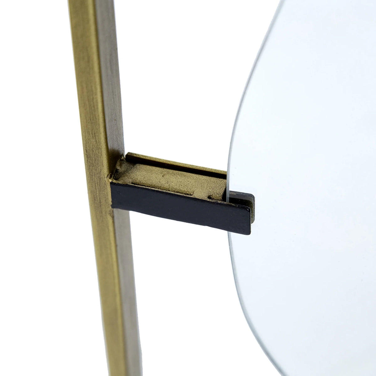 Gold Wall Mirror with Metal Frame L527236