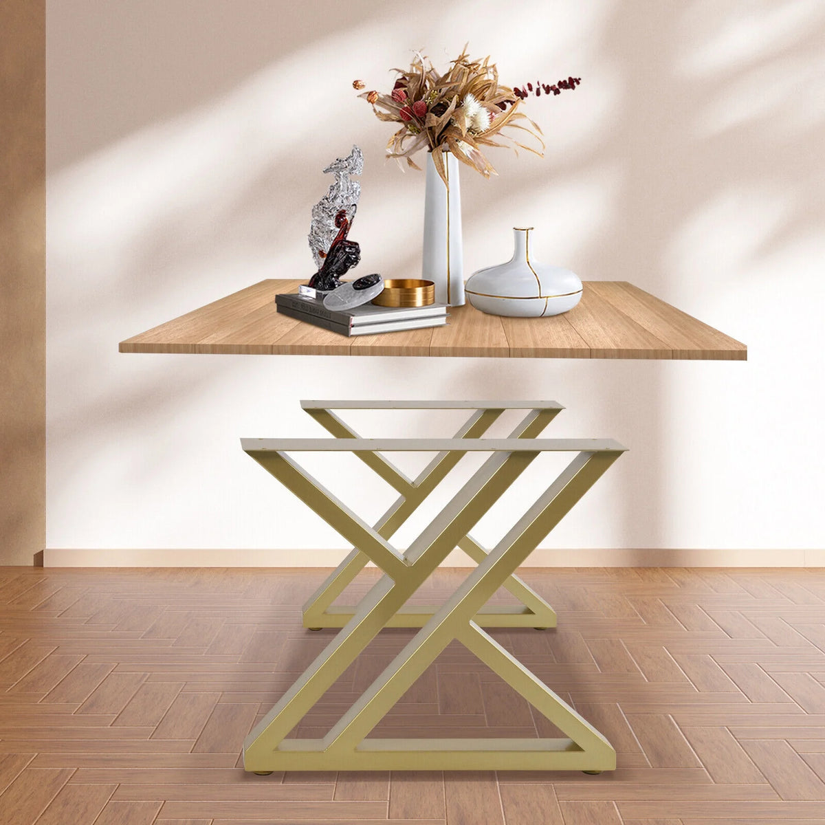 16" Metal Table Legs Set of 2 B20738