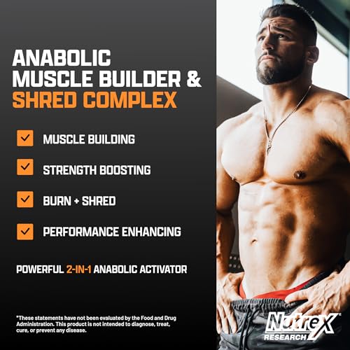 2-in-1 Muscle Builder and Shredding Supplement, 60 Count B870511