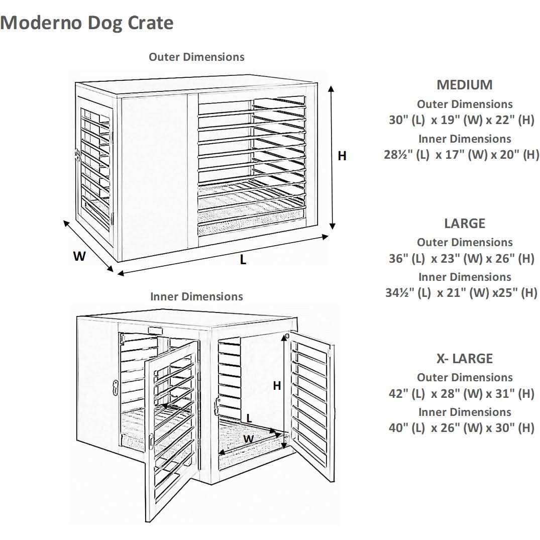 Moderno Dog Crate M34408