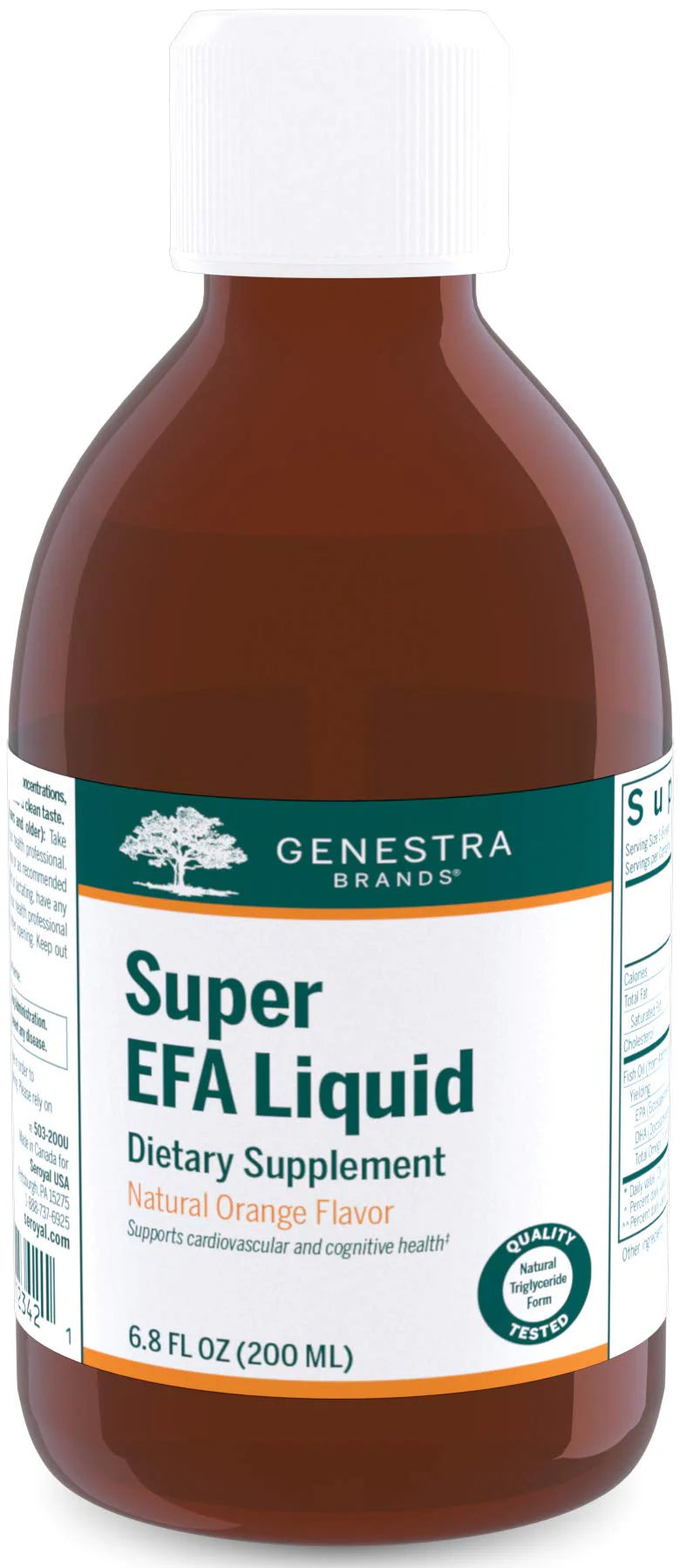 Super EFA Liquid 6.8 Fl Oz Natural Orange Flavor Q902