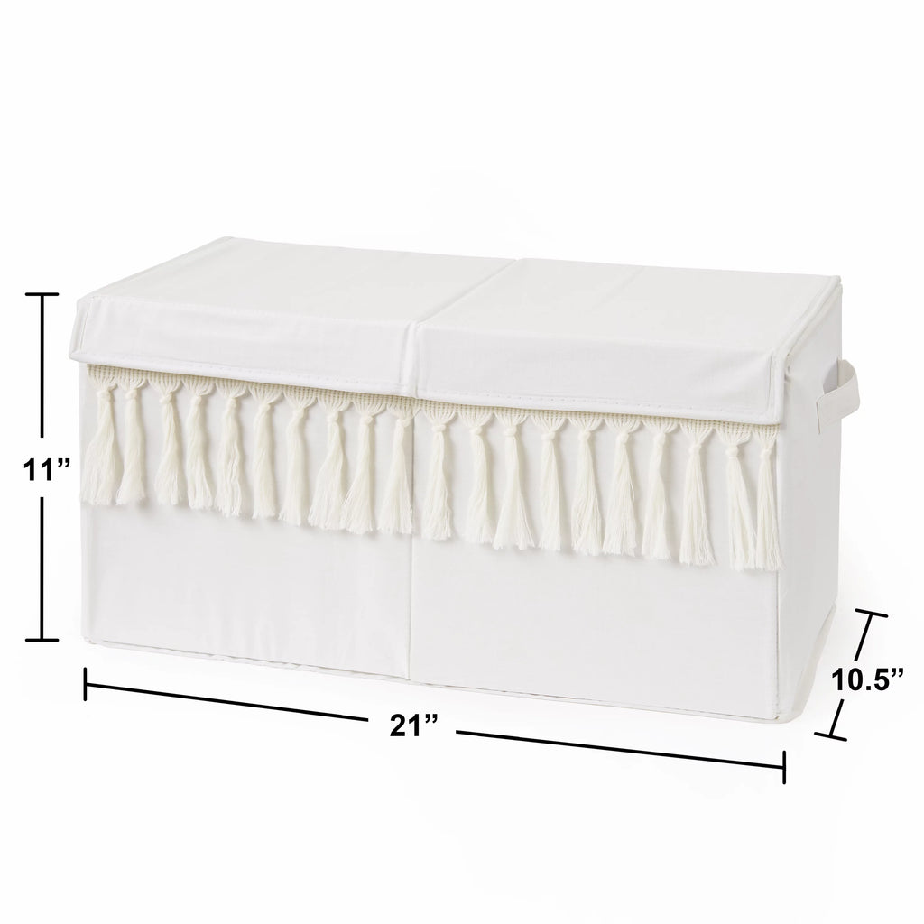 Ivory Storage Fabric Toy Box S619
