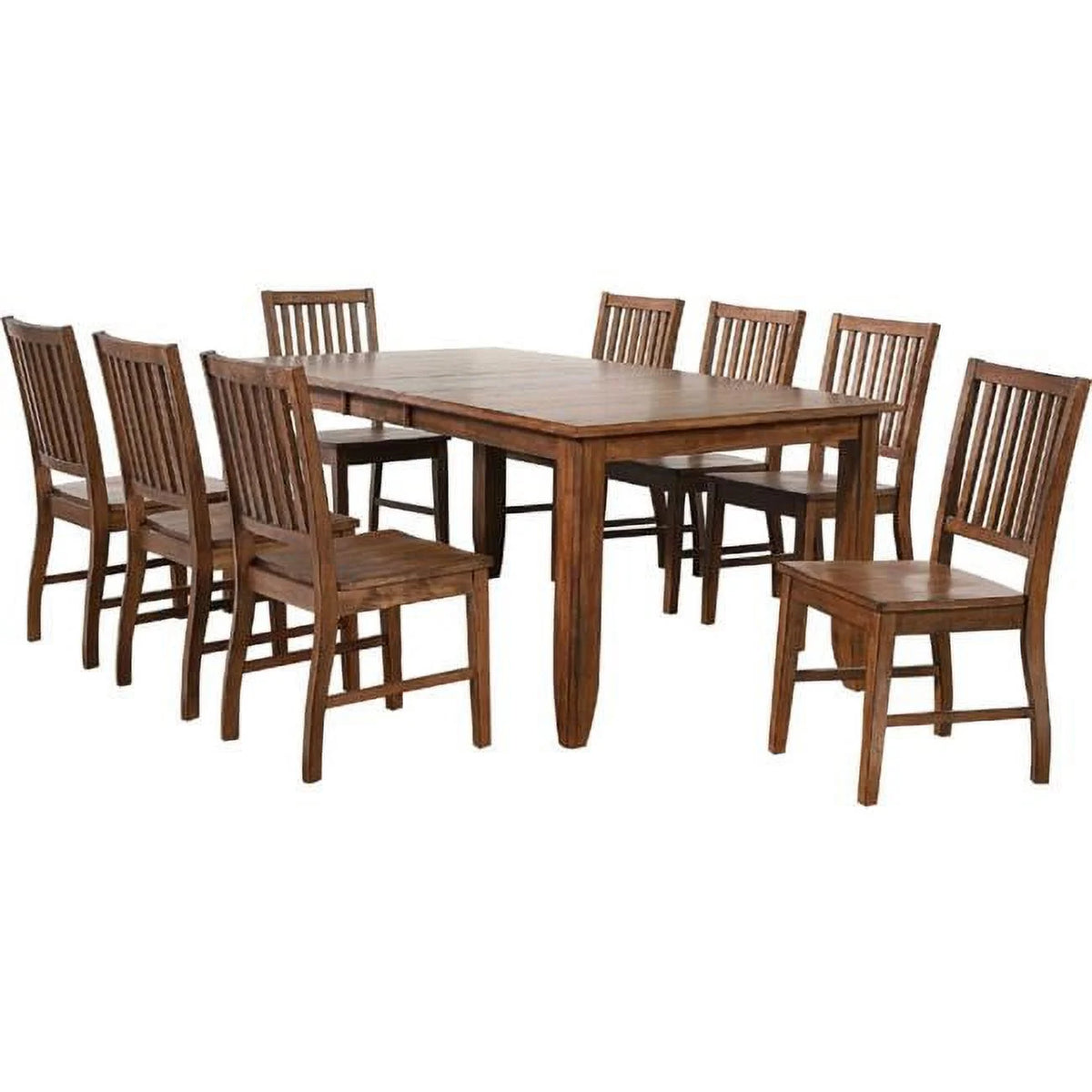 72 in. 9 Piece Extendable Dining Set S351