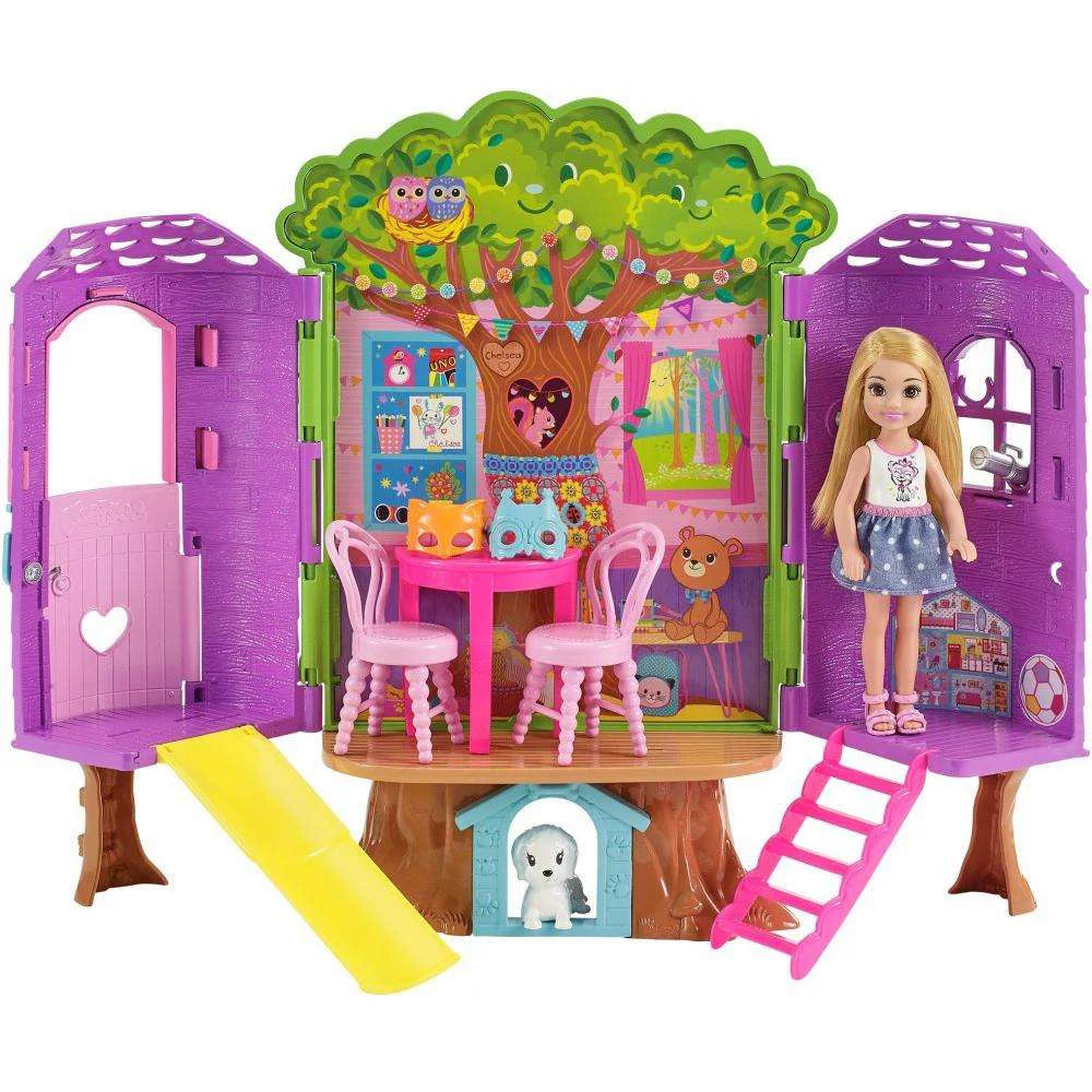 Treehouse Dollhouse Playset with Accessories M745