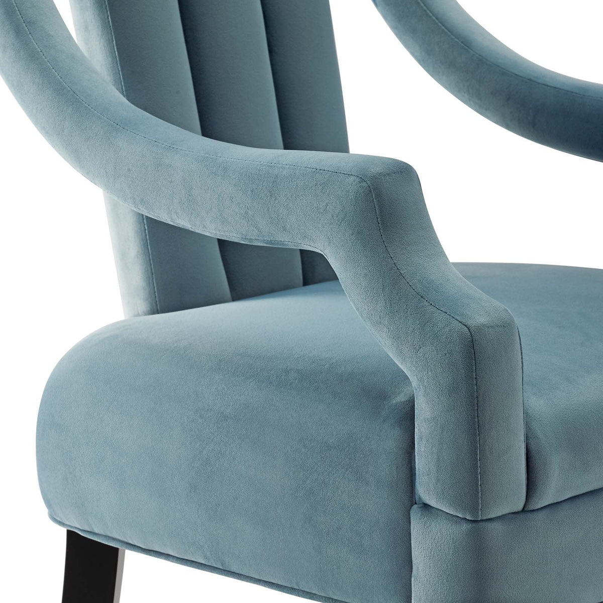 Light Blue Performance Velvet Accent Chair Set of 2 P4649