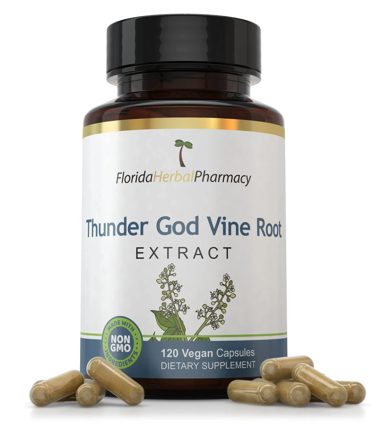 Thunder God Vine Root Extract Capsules 10:1 120 Capsules 500 mg F9484