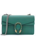 Green Leather Small Shoulder Bag W853
