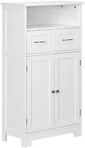 Grey Bathroom Cabinet Organizer with Two Drawers J59541