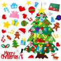 Felt Christmas Tree with 34 Ornaments I486