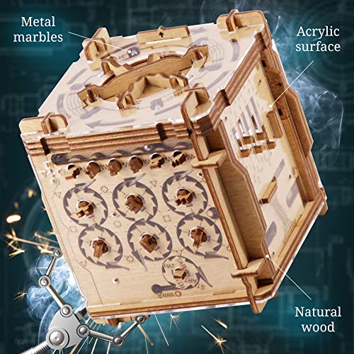 Wooden Escape Room Puzzle Box S4984