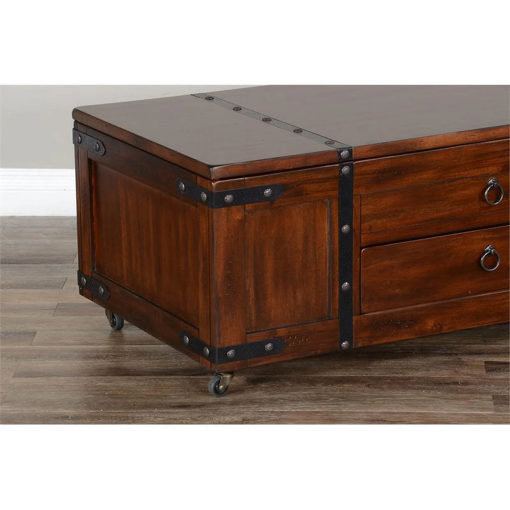 48" Traditional Wood Coffee Table X83624