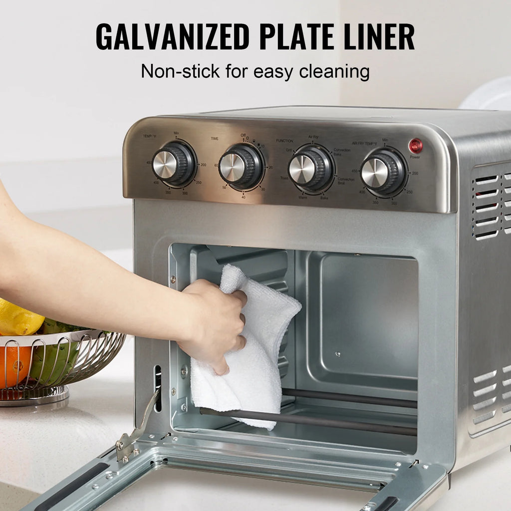 7-IN-1 Air Fryer Toaster Oven 18L Stainless Steel 1700W X9555
