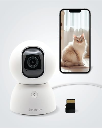 Indoor Pan-Tilt Security Camera with SD Card U7580