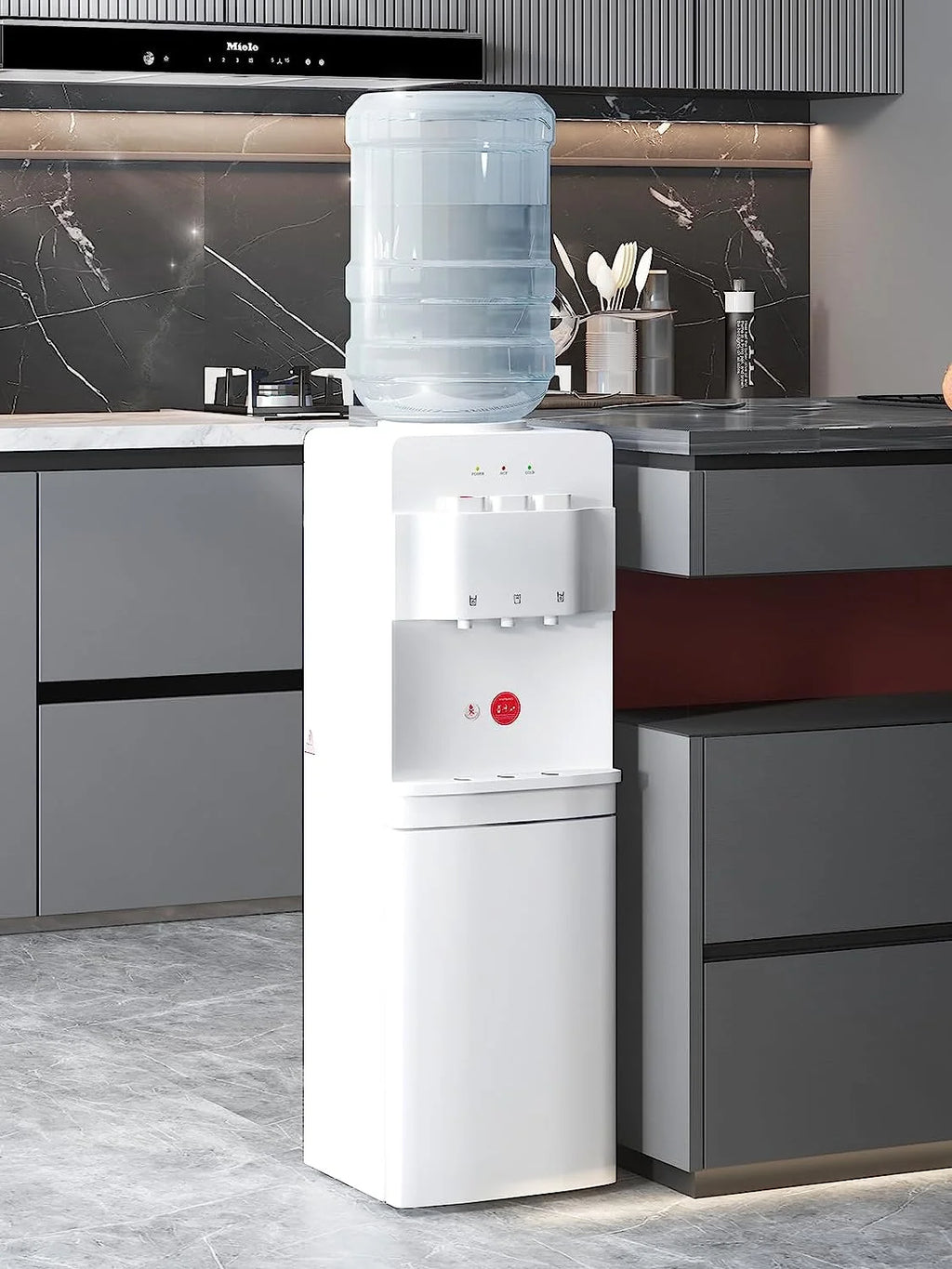 Top Loading Hot & Cold Water Cooler Dispenser White S73843