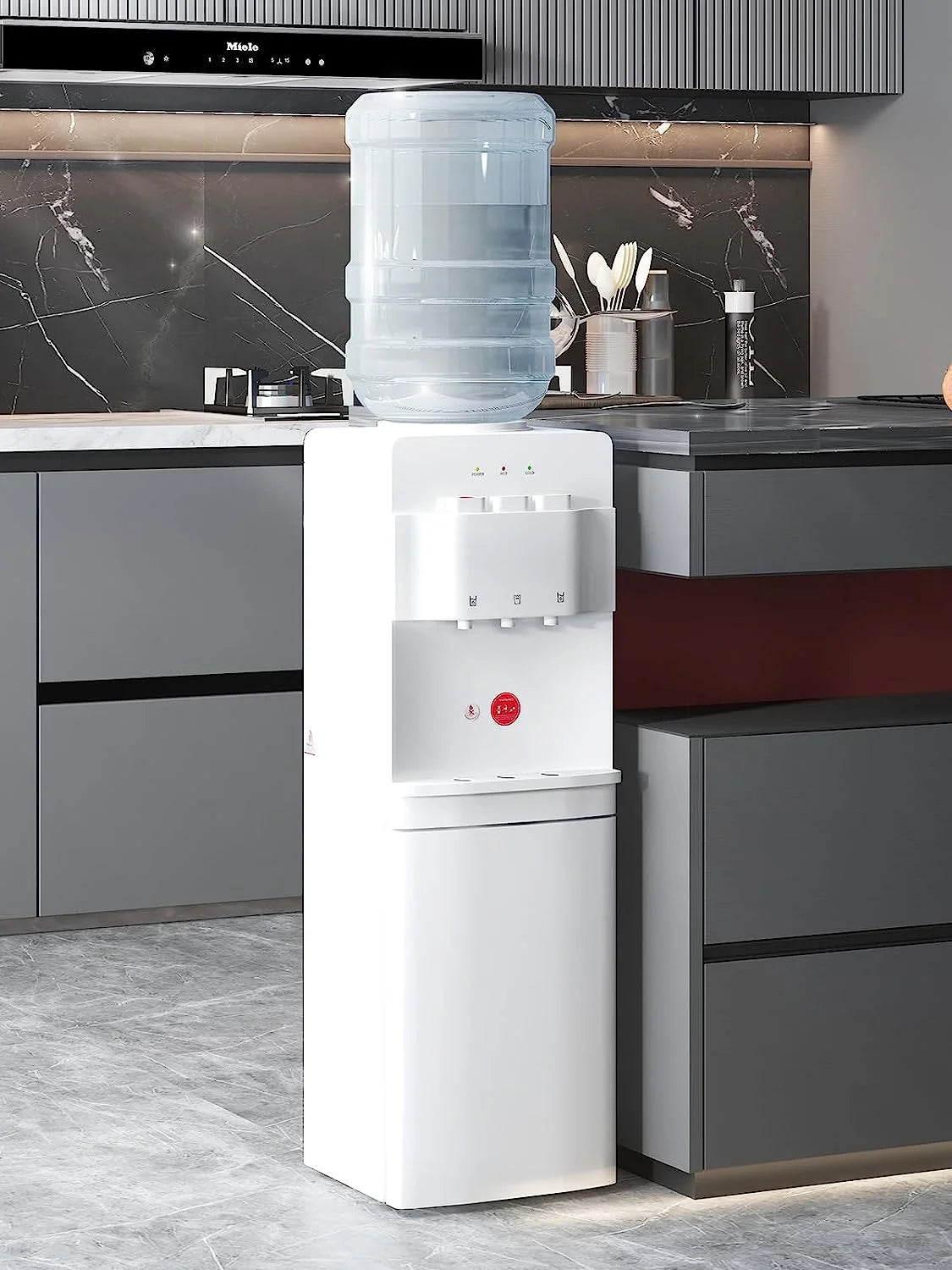Top Loading Hot & Cold Water Cooler Dispenser White S73843
