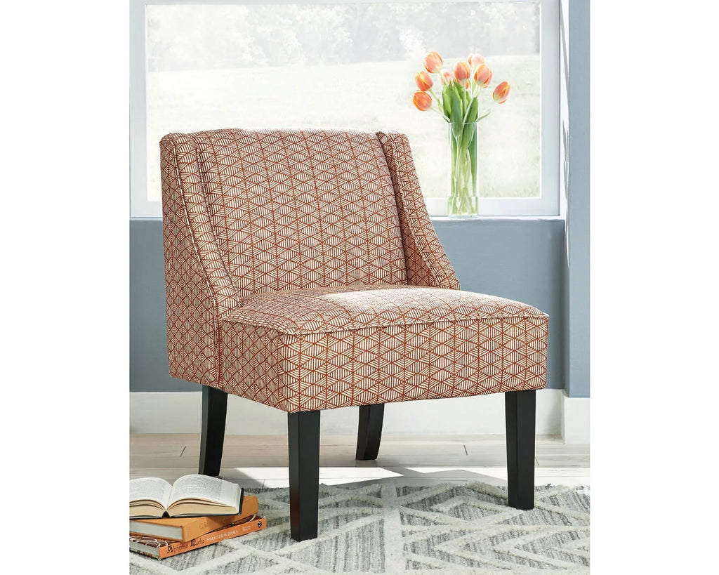 Orange Cream Accent Chair S8422