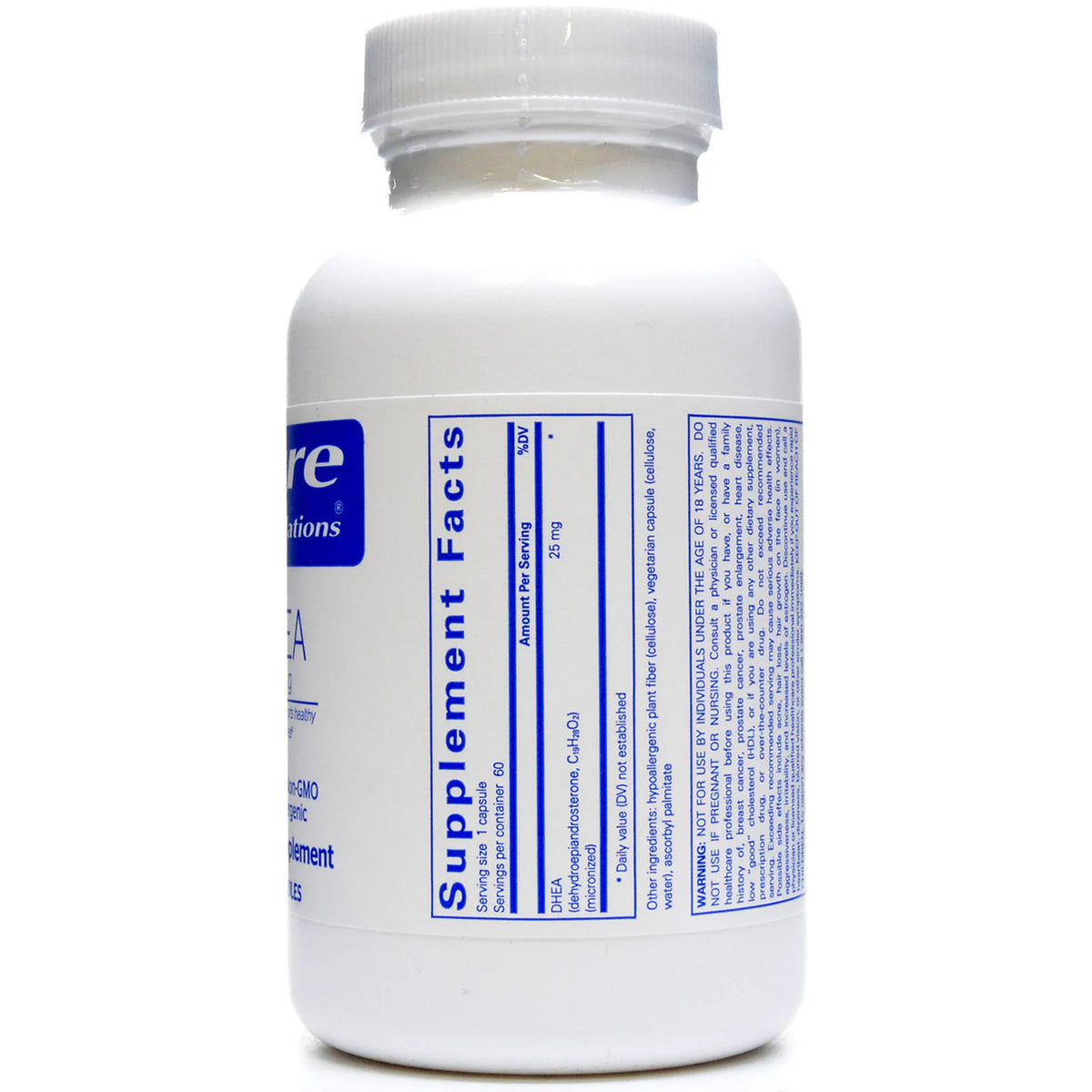 Micronized DHEA 25 mg W642008