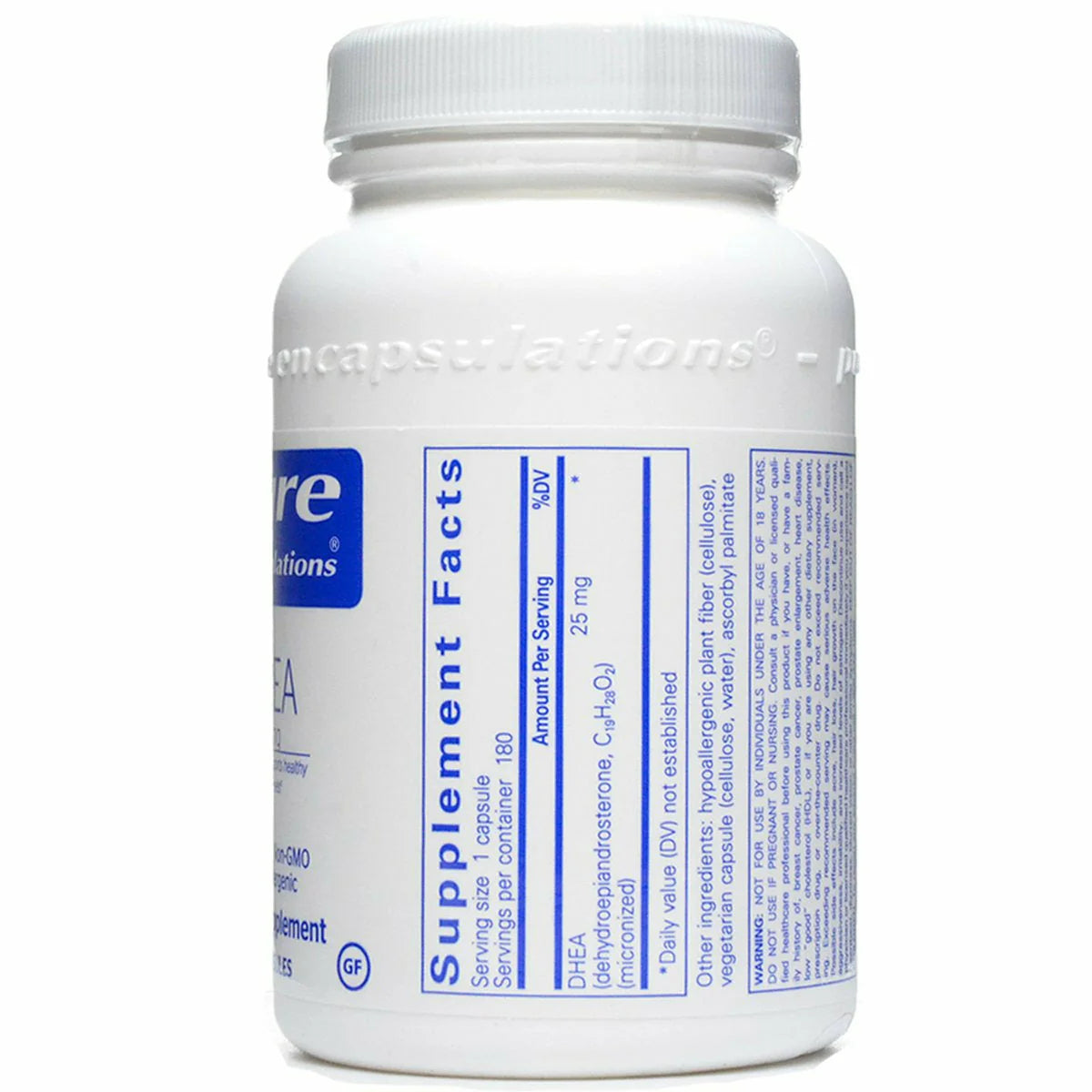 Micronized DHEA 25 mg W642008