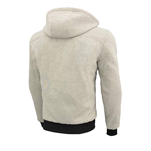 Black CE Approved Armored Riding Hoodie D20759