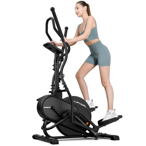 3-in-1 Elliptical Exercise Machine with 16 Levels Resistance F5869