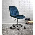 Twilight Blue Velvet Office Chair K86927