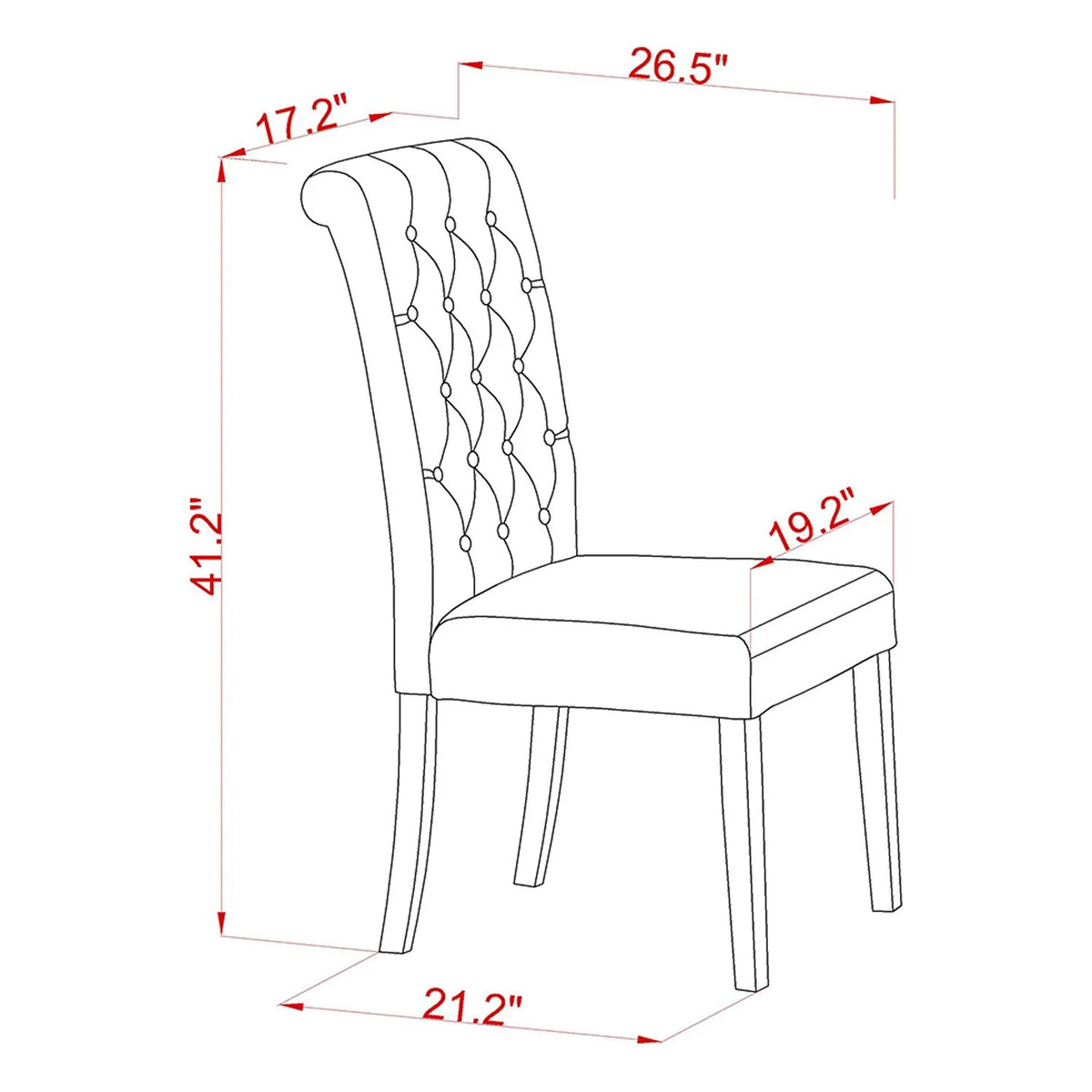 9 Pc Dining Set with Rectangle Table and 8 Chairs D590