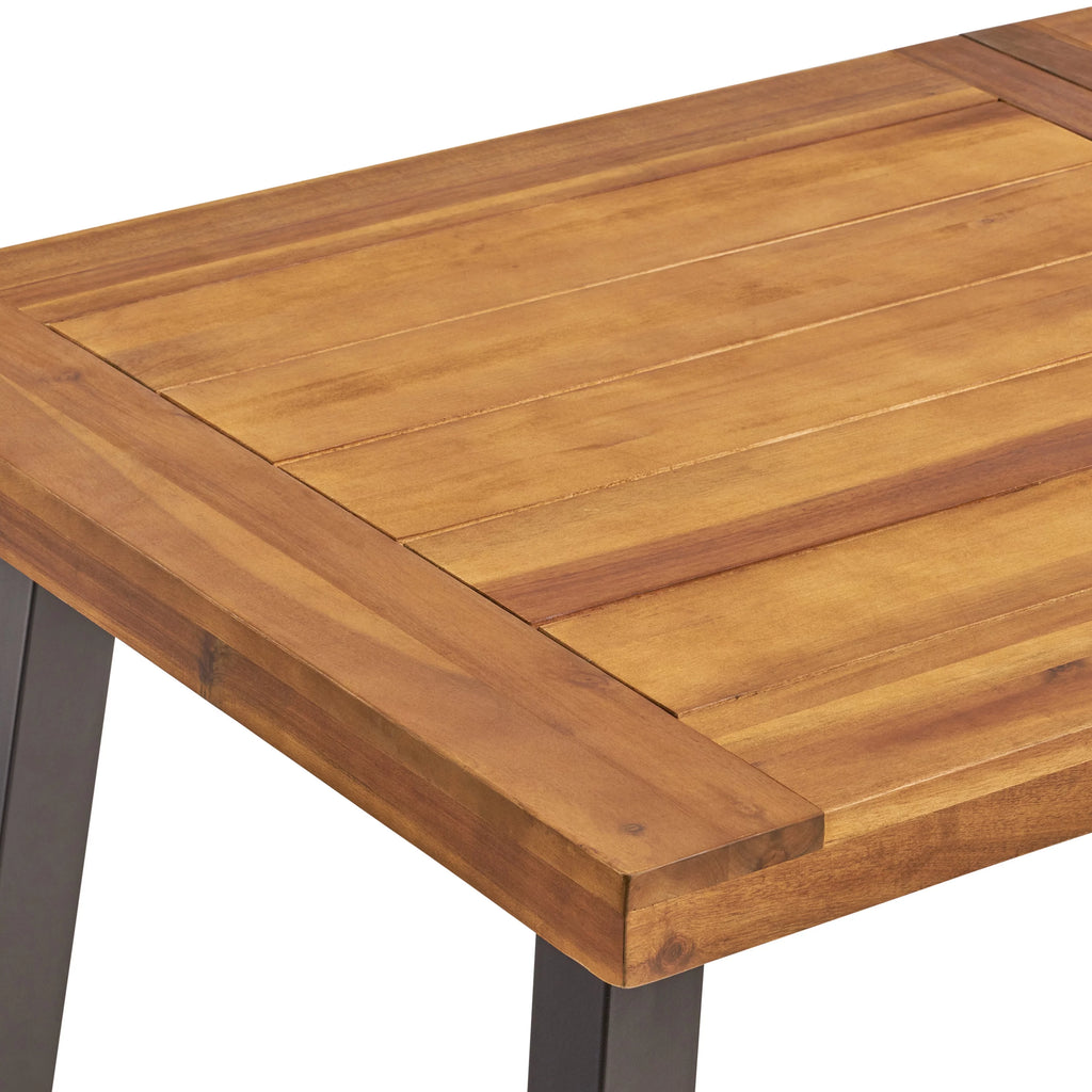 Acacia Wood 7 Piece Dining Set F5197