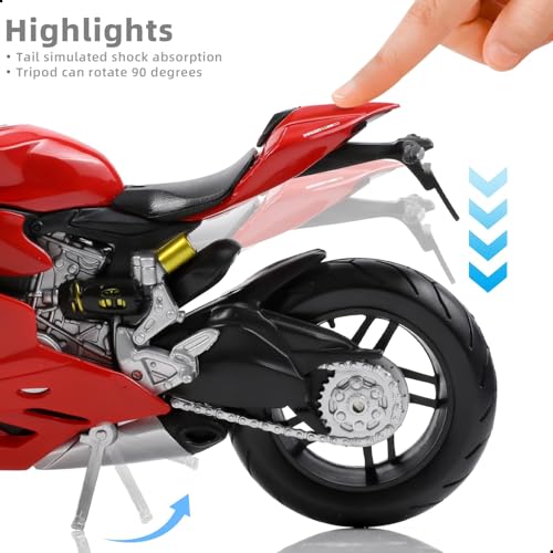 1:12 Die-cast Motorcycle Model Toy Z504457