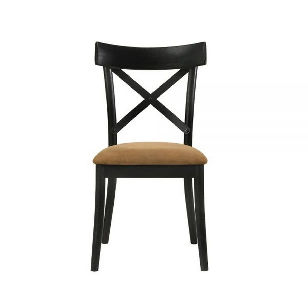 Brown and Black Dining Chair, Set of 2 Z771103
