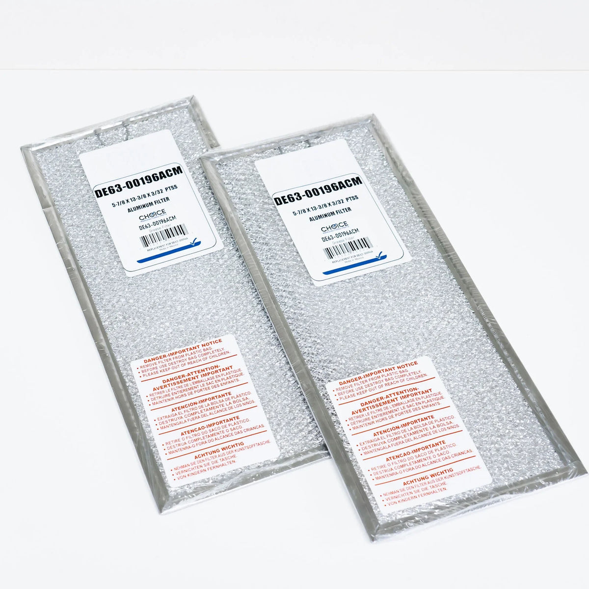 2 Pack Aluminum Microwave Filter V52457