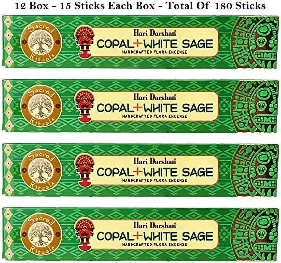 Handcrafted Incense Sticks 180 Sticks Copal White Sage S94867