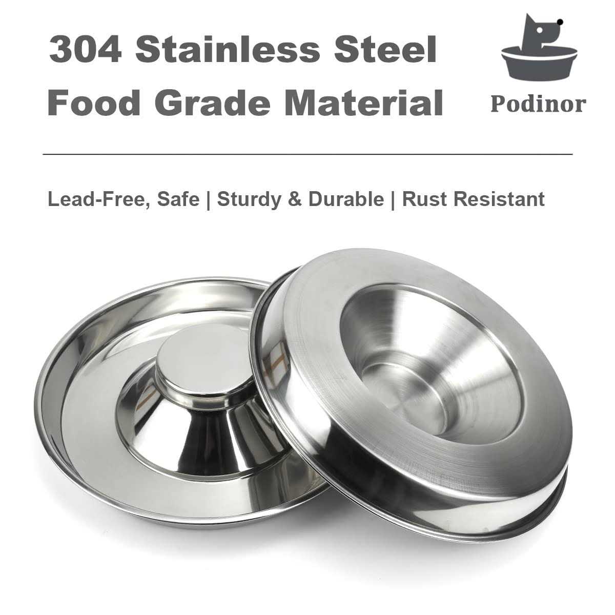 Stainless Steel Puppy Dog Bowls Y193695