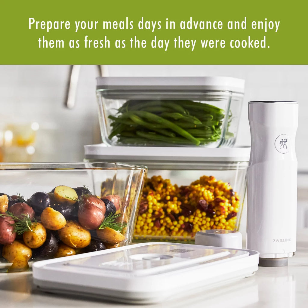 7 Pc Vacuum Sealer Starter Set with Glass Containers D3128