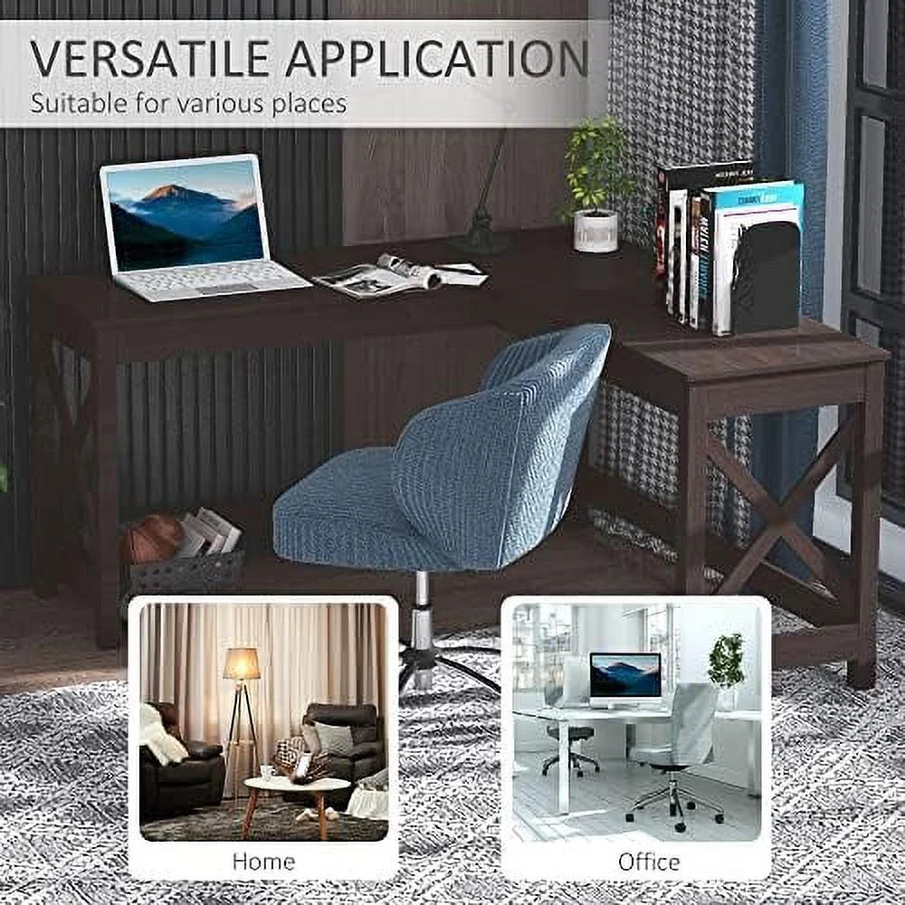 57" L-Shaped Corner Desk V751093