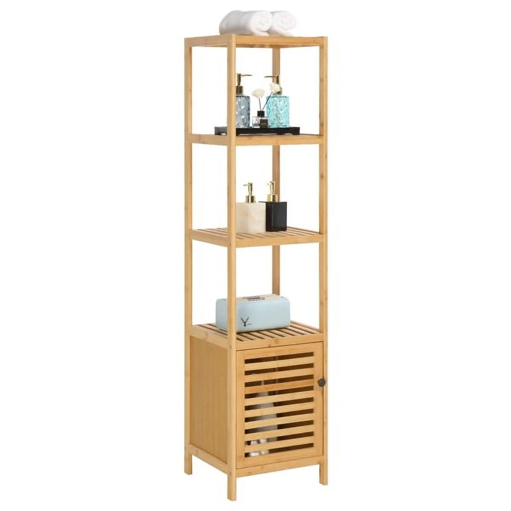 Bamboo 5 Tier Bathroom Storage Shelf G6605