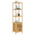 Bamboo 5 Tier Bathroom Storage Shelf G6605
