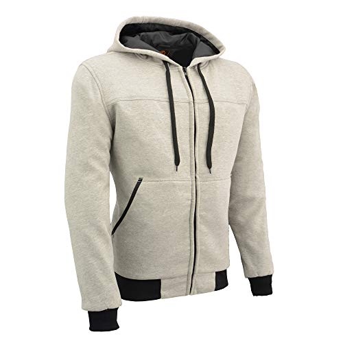 Black CE Approved Armored Riding Hoodie D20759