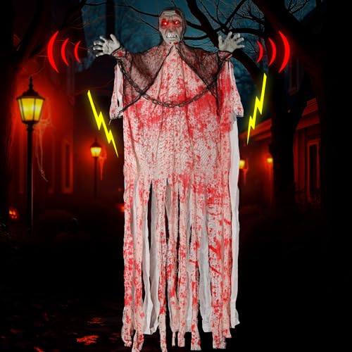 Halloween Hanging Witch Outdoor Indoor Decoration M56579