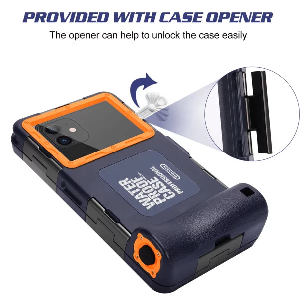 Waterproof Underwater Housing for Phones Up to 6.9 Inch with Lanyard M75120