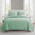 Green 3-Piece Queen Quilt Set O20168